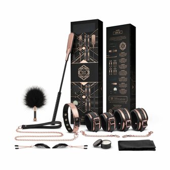 Rosy Gold &ndash; Nouveau BDSM Set | Luxury 9-Piece BDSM Starter Kit