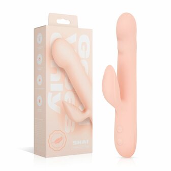 Good Vibes Only Shai Sto&szlig;vibrator aus Weichem Silikon &ndash; Rosa
