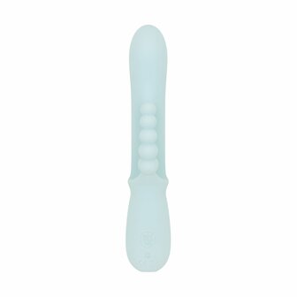 Good Vibes Only Triple Stimulation Vibe Blau &ndash; Luxus Silikon G-Punkt-, Klitoris- &amp; Analvibrator