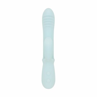 Good Vibes Only Triple Stimulation Vibe Blau &ndash; Luxus Silikon G-Punkt-, Klitoris- &amp; Analvibrator