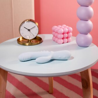 Good Vibes Only Triple Stimulation Vibe Blau &ndash; Luxus Silikon G-Punkt-, Klitoris- &amp; Analvibrator
