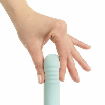 Good Vibes Only Triple Stimulation Vibe Blau &ndash; Luxus Silikon G-Punkt-, Klitoris- &amp; Analvibrator