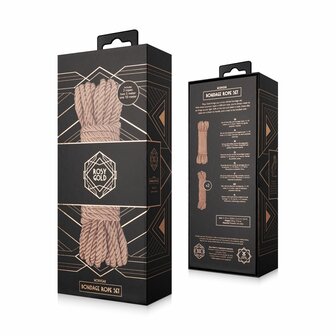 Rosy Gold Rope Set &ndash; Luxe Bondage Touwen (2x 5 m &amp; 1x 10 m)