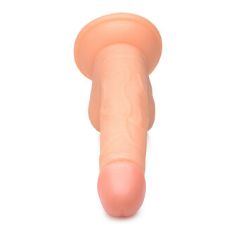 Realistische Dildo 19 cm met Zuignap &ndash; Stevig &amp; Flexibel | Blanke Huidskleur