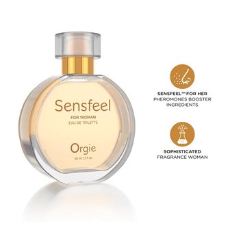 Sensfeel for Woman Eau de Toilette 50 ml &ndash; Pheromone Booster voor Vrouwen