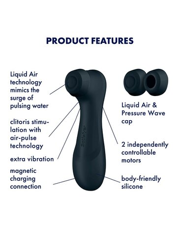 Satisfyer - Pro 2 Generation 3 - Luchtdruk Vibrator - Zwart