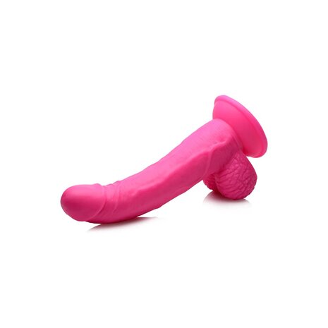 Dildo with balls and suction cup 19 cm (7.5 inch) Pink