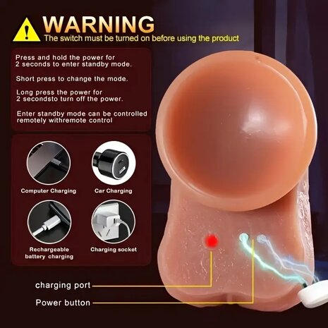 4 in 1 Vibrator met clit stimulator