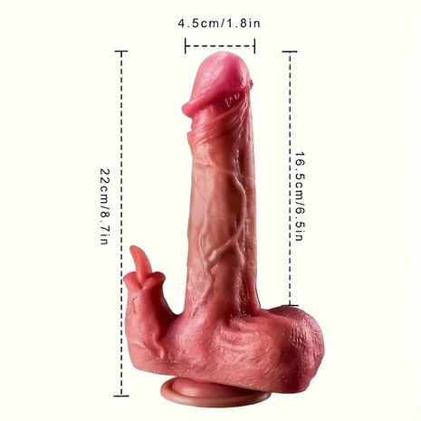 4 in 1 Vibrator met clit stimulator
