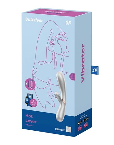 Satisfyer - Hot Lover - Heating Vibrator - Silver