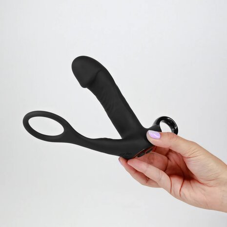 Cockring and Vibrating Prostate Massager with Remote Control