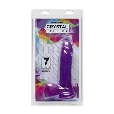 Realistic Cock with Balls - 8" / 20 cm