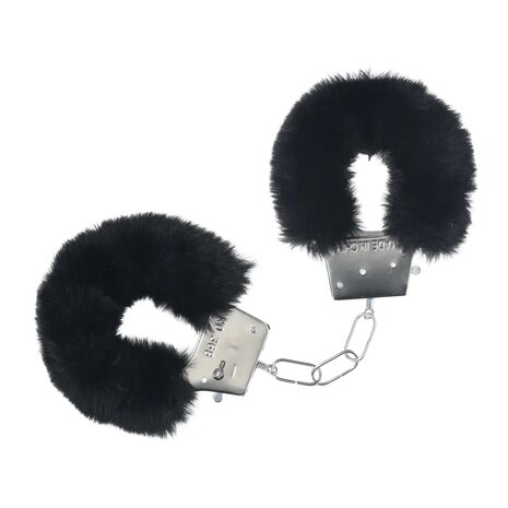 Fluffy Handcuffs / Handboeien - Black / Zwart