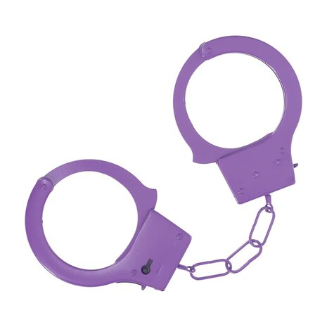 Metalen Handboeien Paars / Metal Handcuffs  Purple