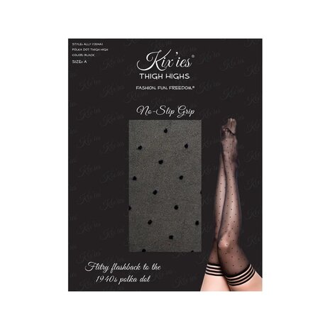 Hold-up kousen maat D / Stay-up stockings size D