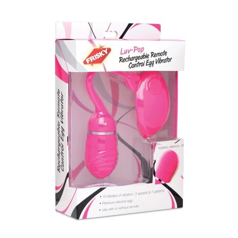 Oplaadbaar trillend ei met afstandsbediening / Rechargeable Vibrating Egg with Remote Control