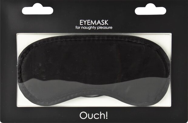 Zacht Zwart Oogmasker / Soft Black Eye Mask