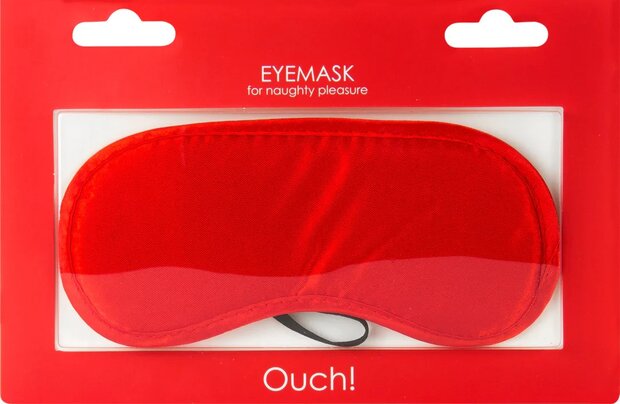 Zacht Rood Oogmasker / Soft Red Eye Mask