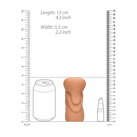 Realistische Stewardess kont masturbator / Realistic Stewardess ass masturbator