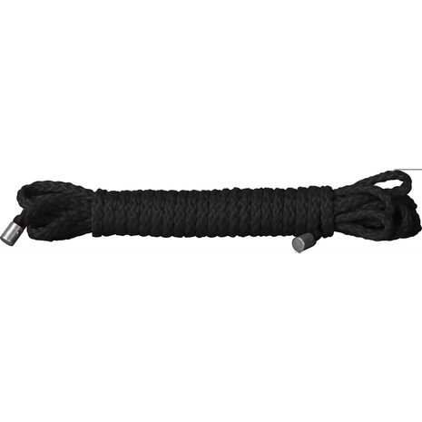 Kinbaku-Seil 10 m &ndash; schwarzes Nylon