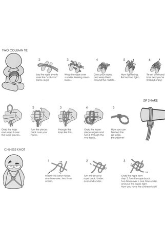  Japanese rope 10 m black polyester