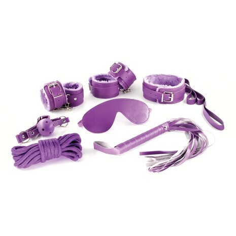 Cadeauset 8-delige BDSM-set Paars / Gift set 8-piece BDSM set Purple