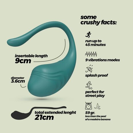 Trillend ei met afstandsbediening Smaragd