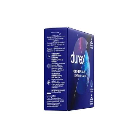 Durex Originals Extra Safe Condooms 3 stuks 