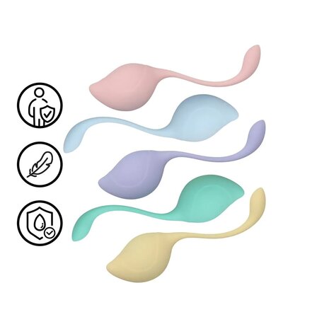 Leaf-shaped Kegel Balls for Pelvic Floor Training
