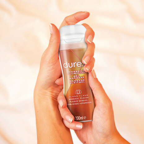 Durex Play Massage 2-in-1 Sensual Massage Gel & Lubricant 200 ml &ndash; Ylang Ylang, Water-Based