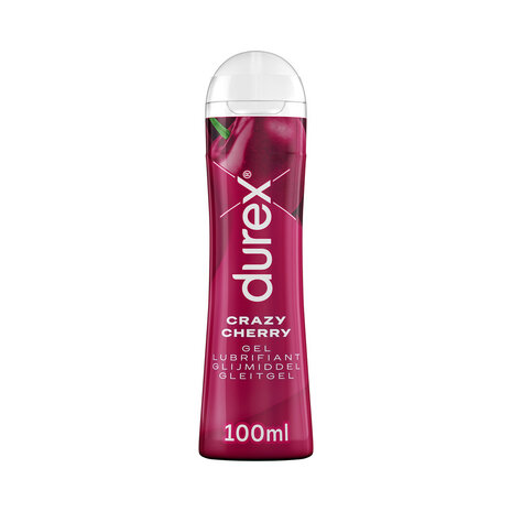 Durex Play Crazy Cherry Gleitgel 100ml &ndash; Wasserbasis, Kirschgeschmack, Kondomsicher