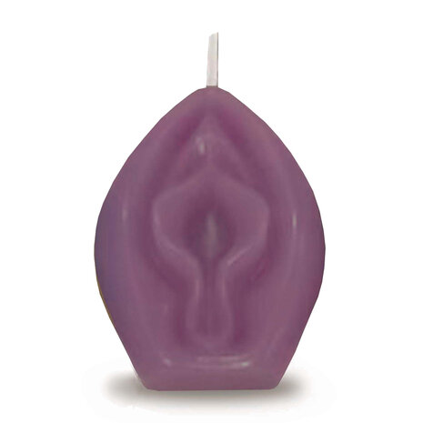 Eden&rsquo;s Candle Vanille Duftkerze Vagina - Lila