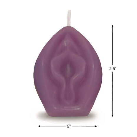 Eden&rsquo;s Candle Vanille Duftkerze Vagina - Lila