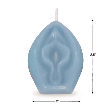 Eden&rsquo;s Candle Vanilla Scented Vagina Candle - Blue