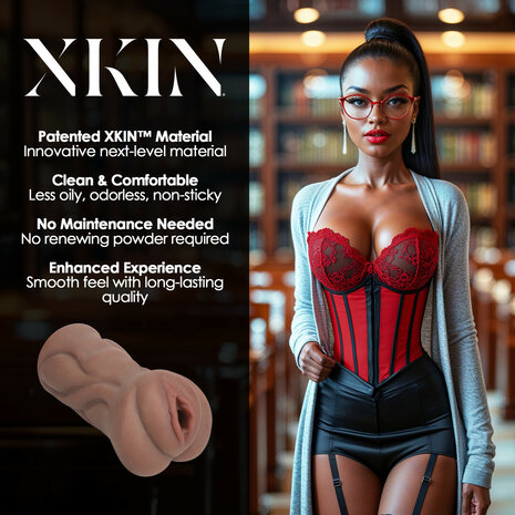 Career Girls Sexy Librarian Paige Spreadmore Realistic Masturbator TPE