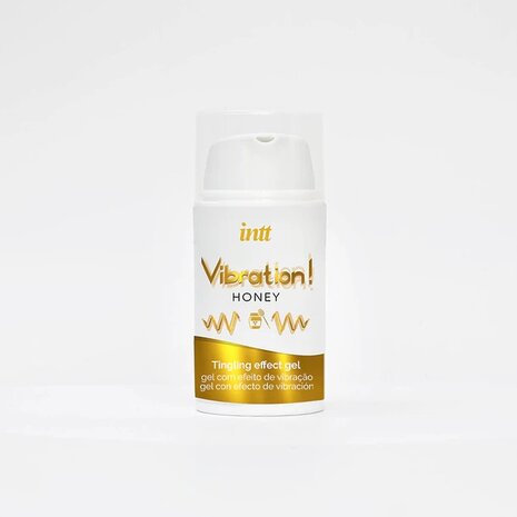 INTT Vibration Liquid Vibrator Honey &ndash; Intense Sensaties & Ultiem Genot 15ml