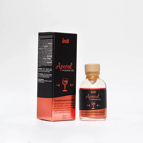 INTT Aperol Massage Gel &ndash; Verwarmende Sensatie & Verleidelijk Genot 30ml