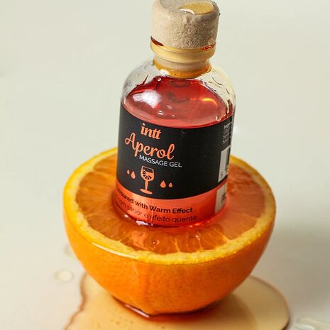 INTT Aperol Massage Gel &ndash; Verwarmende Sensatie & Verleidelijk Genot 30ml