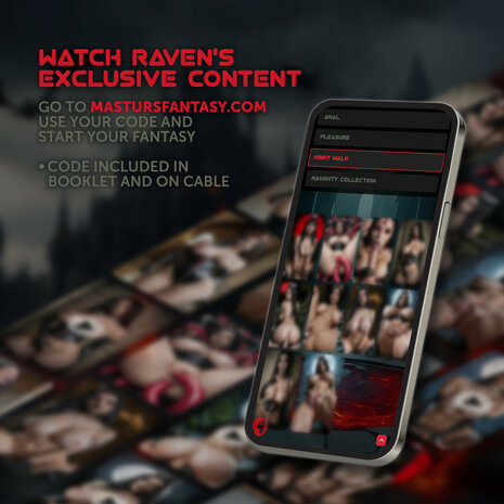 MASTURS Raven &ndash; Shadow Sinner Multifunctionele Masturbator