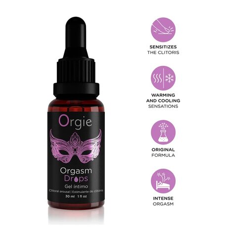 Orgie Orgasm Drops Clitoral Arousal Gel &ndash; Intens Stimulerende Clitoris Gel met Warm & Cool Effect