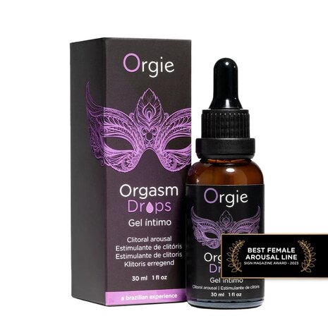 Orgie Orgasm Drops Clitoral Arousal Gel &ndash; Intens Stimulerende Clitoris Gel met Warm & Cool Effect