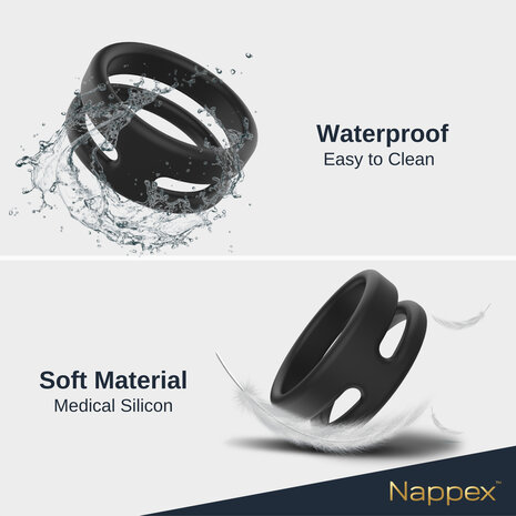 Nappex&trade; Javari Cockring &ndash; Premium Siliconen Penisring voor Comfort, Ondersteuning en Duurzaam Gebruik