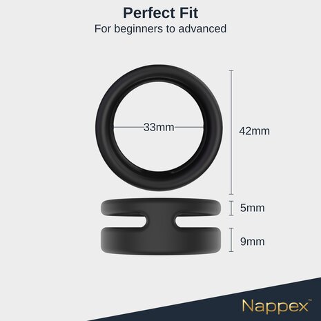 Nappex&trade; Javari Cockring &ndash; Premium Siliconen Penisring voor Comfort, Ondersteuning en Duurzaam Gebruik