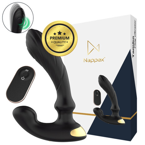 Nappex&trade; Tambo Prostaat- & G-Spot Vibrator &ndash; Ritmische P-Spot Stimulatie, Krachtige Vibraties & Intense Orgasmes