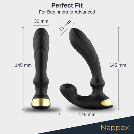 Nappex&trade; Tambo Prostaat- & G-Spot Vibrator &ndash; Ritmische P-Spot Stimulatie, Krachtige Vibraties & Intense Orgasmes
