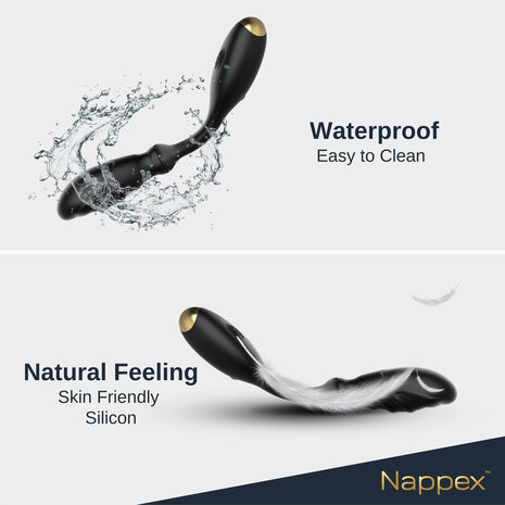 Nappex&trade; Dios Prostaatstimulator & G-Spot Vibrator &ndash; Krachtige P-Spot Stimulatie, 10 Vibratiestanden & Intense Orgasmes