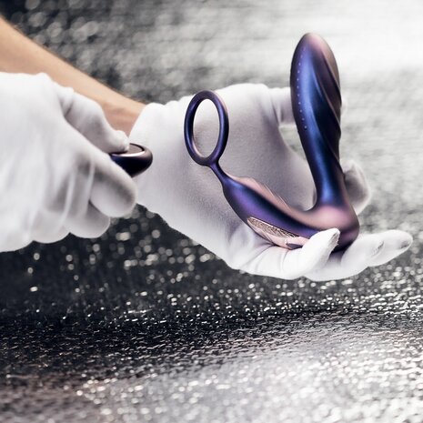 Hueman Black Hole Anaal Vibrator met Cockring