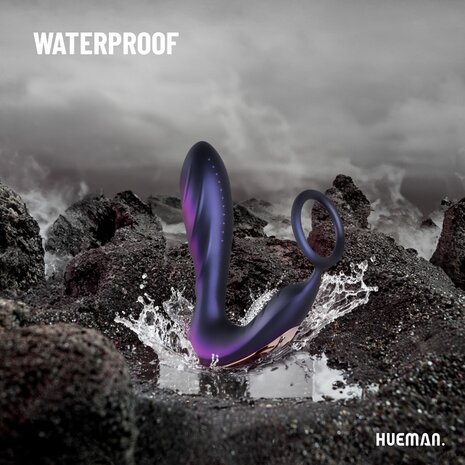 Hueman Black Hole Anaal Vibrator met Cockring