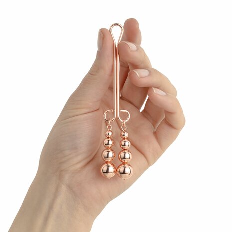 Rosy Gold Clitorisklem met Subtiel Gewicht