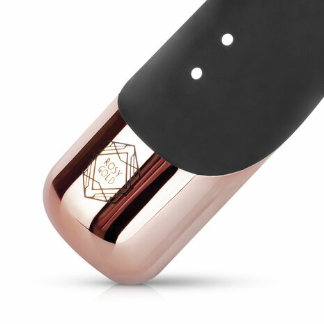 Rosy Gold Rabbit Vibrator Mit Sto&szlig;funktion - Schwarz